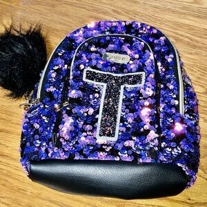 Girls Justice Small Sequins Back Pack Bag​​​​​​​​​​​​​​​